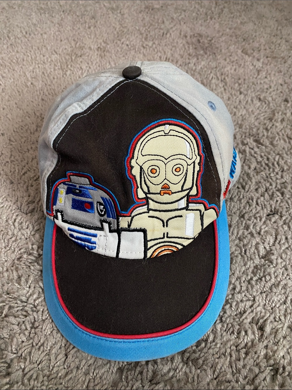 Star Wars Kids Blue & Black Character Cap featuring C-3PO & R2-D2